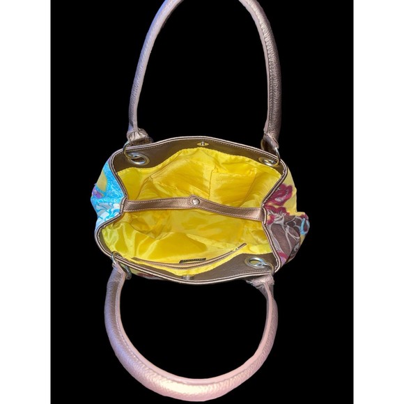 Bueno Floral embellished sequin cotton bag purse - Picture 3 of 8